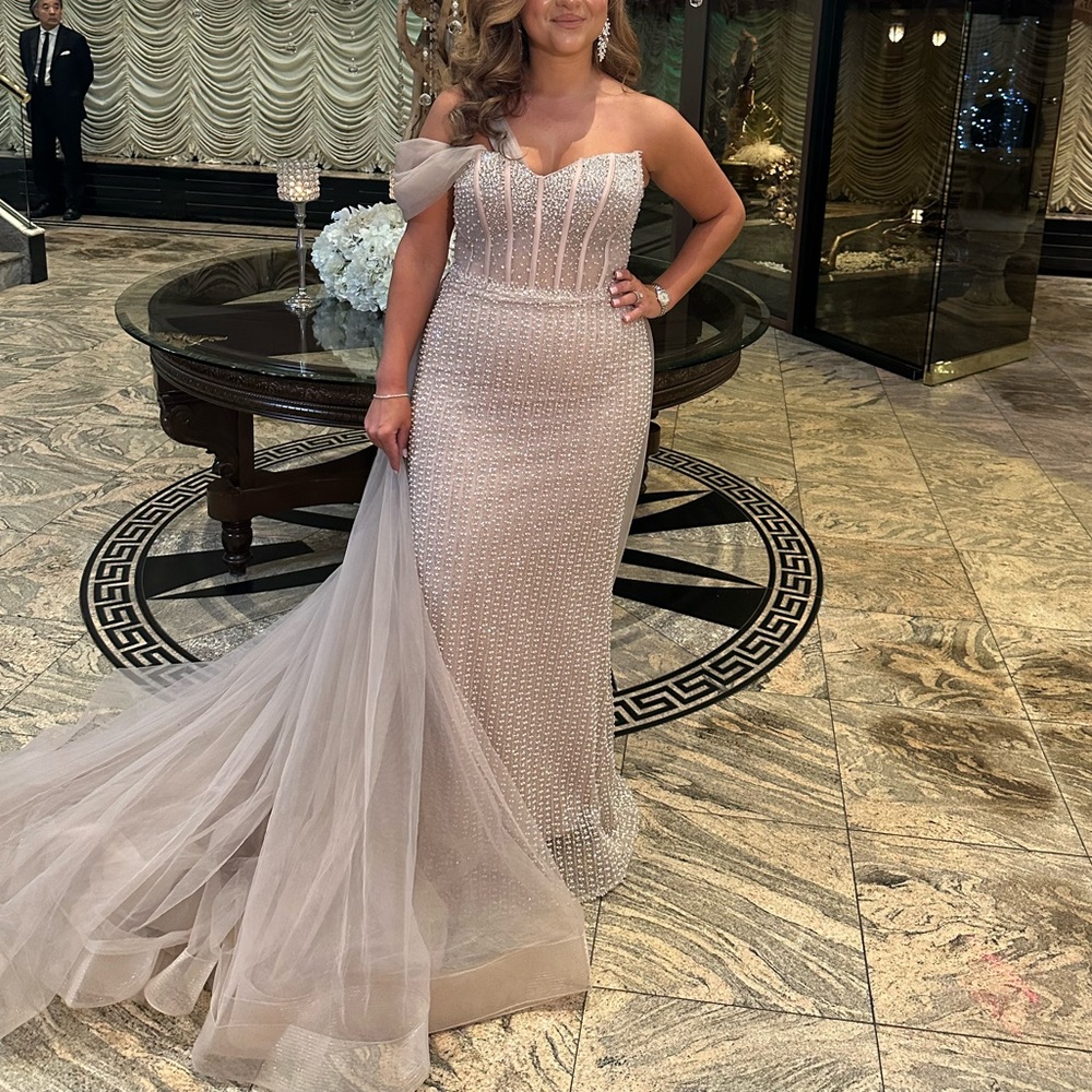 Masoud gown size 14 fits like a 10